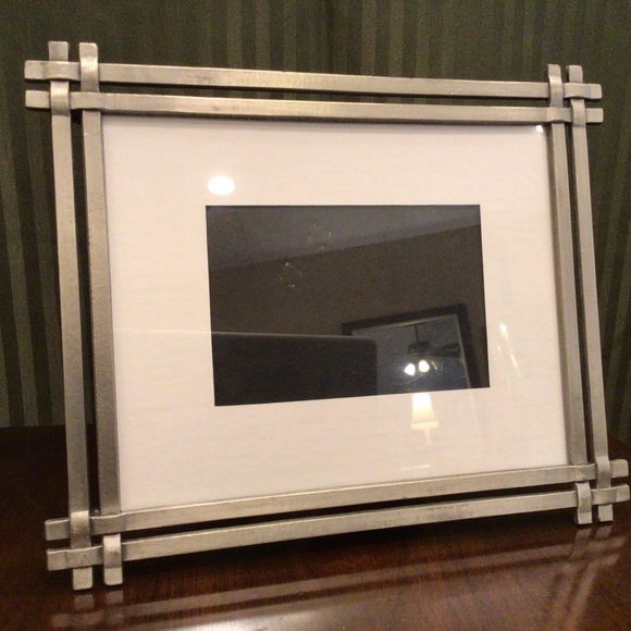 HEAVY Silver Frame w/ Black Velvet Backing